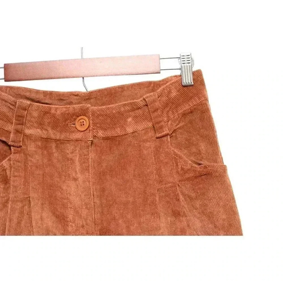 NWT Alison Sheri Corduroy Pants Size XS Pleated Straight Leg Academia Preppy - Picture 6 of 13